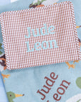 Gingham Coco Large Roadie Pouch Bag