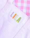 Pimlico Stripe Pink Personalized Jumbo Tote