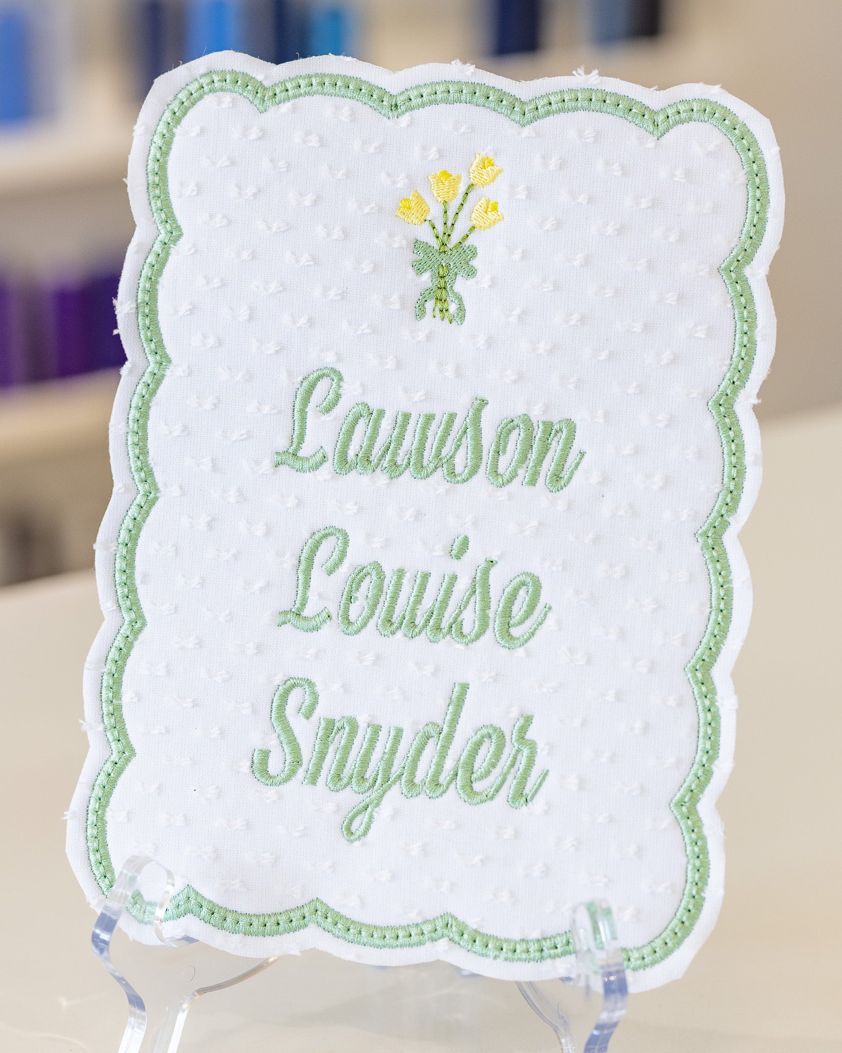 Personalized Baby Name Plaque