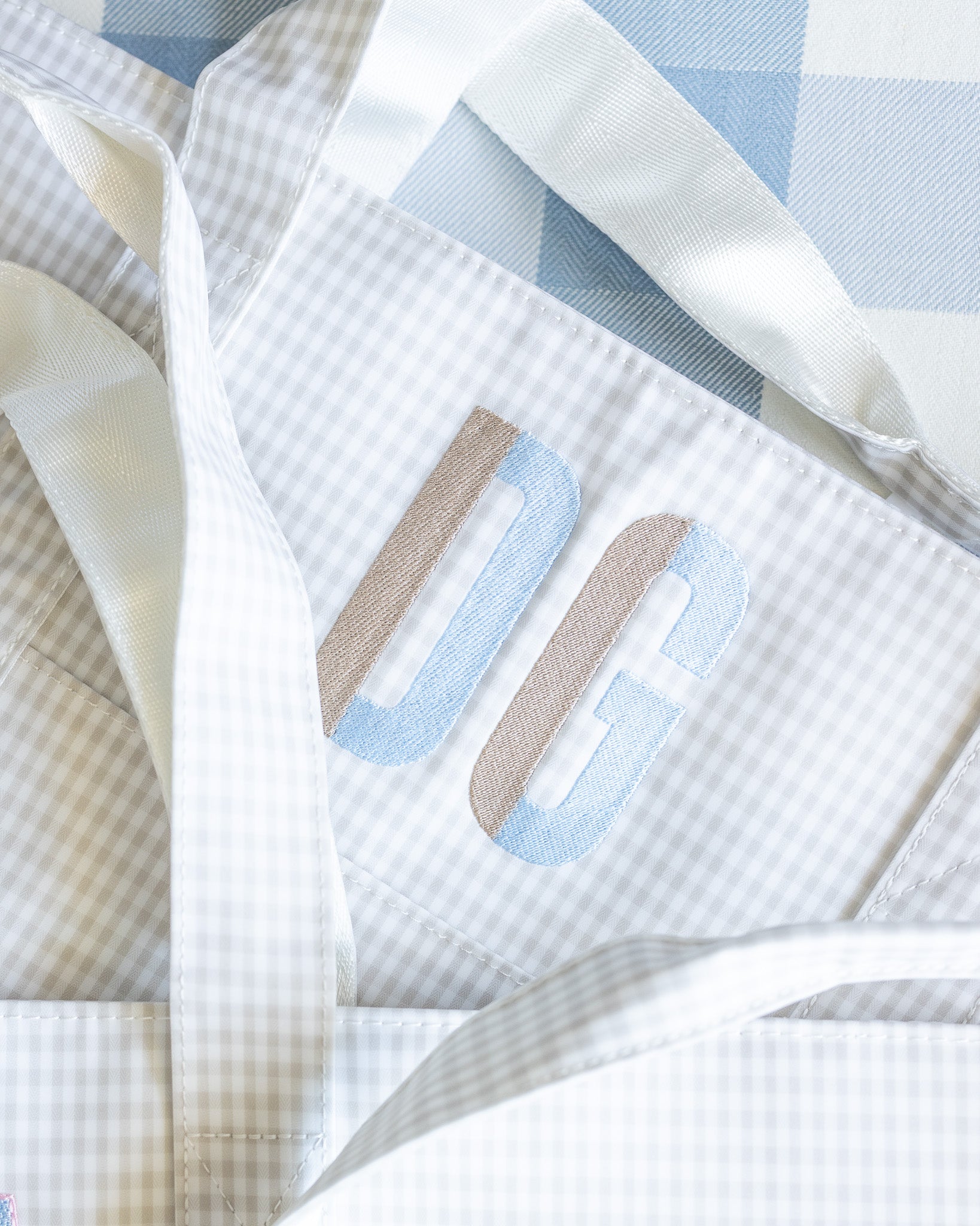 Gingham Pearl Grey Jumbo Tote