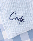 Personalized Super Soft Receiving Blanket (Multiple Colors)