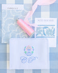 Pimlico Stripe Blue Medium Roadie Pouch
