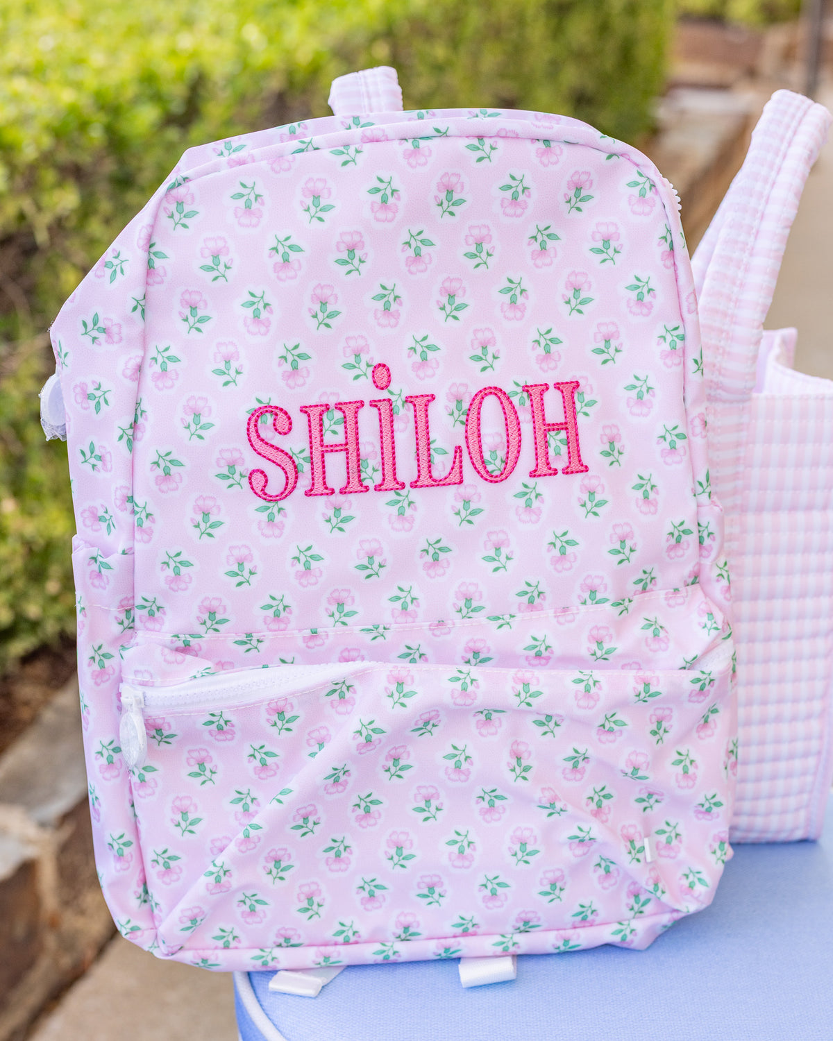 Petite Fleur Pink Medium Roadie Pouch