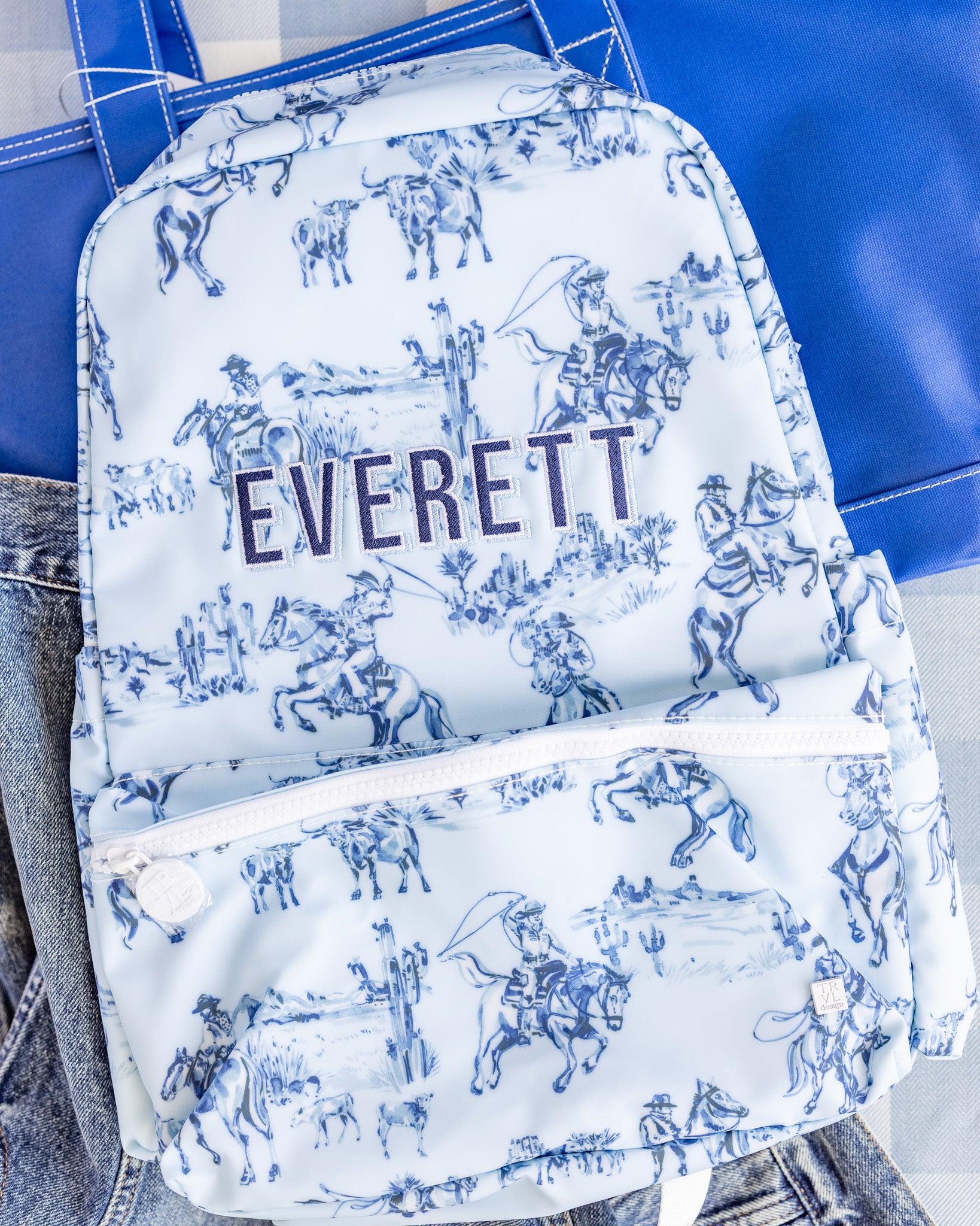 Cowboy Toile Full-Size Backpacker Backpack