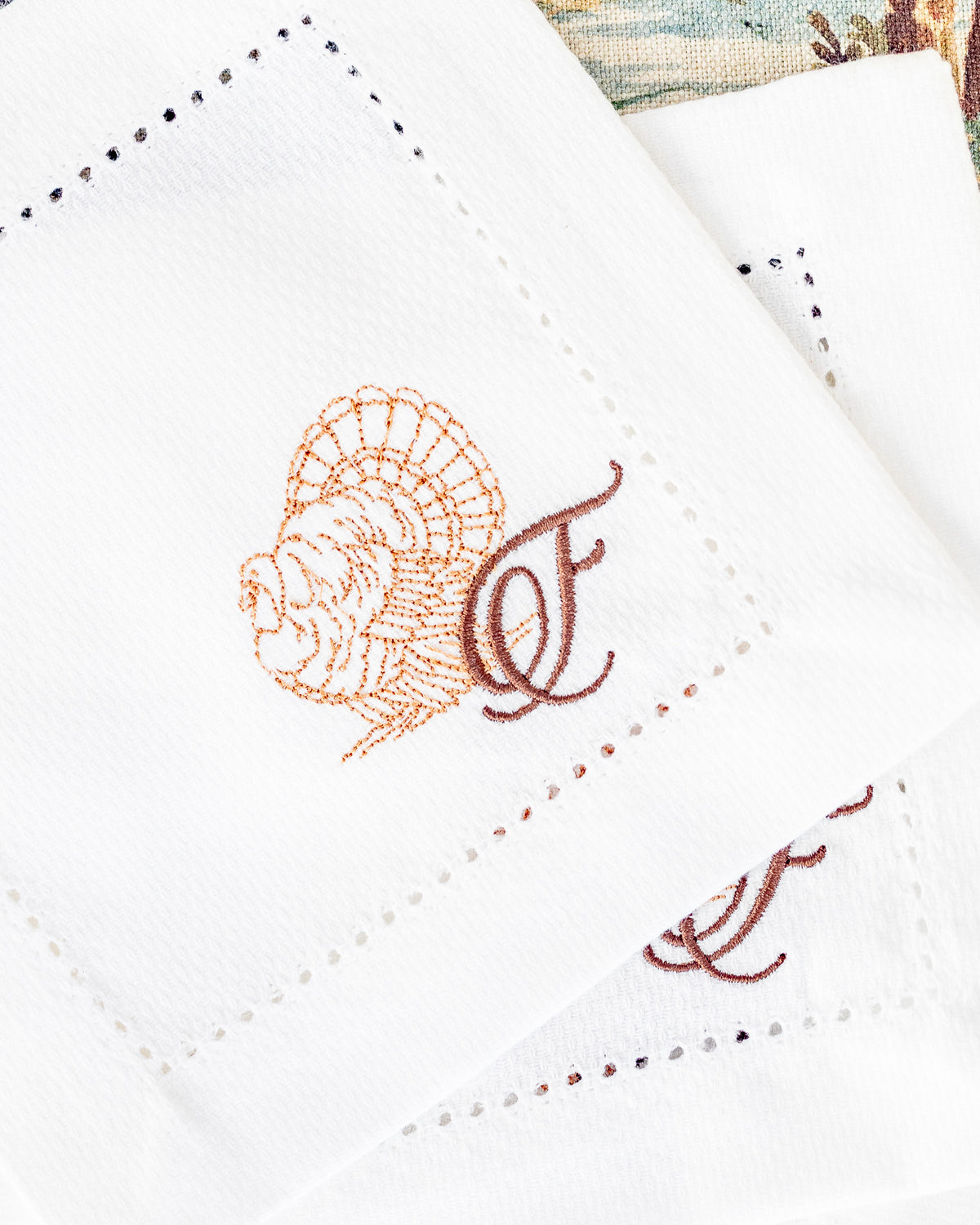 Turkey Custom Cocktail Napkins (Set of 4)