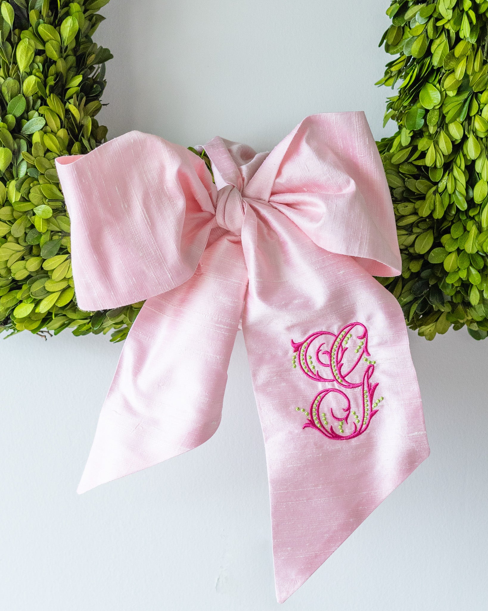 Personalized Silk Dupioni Sash - Collab with Elegant Design Co.