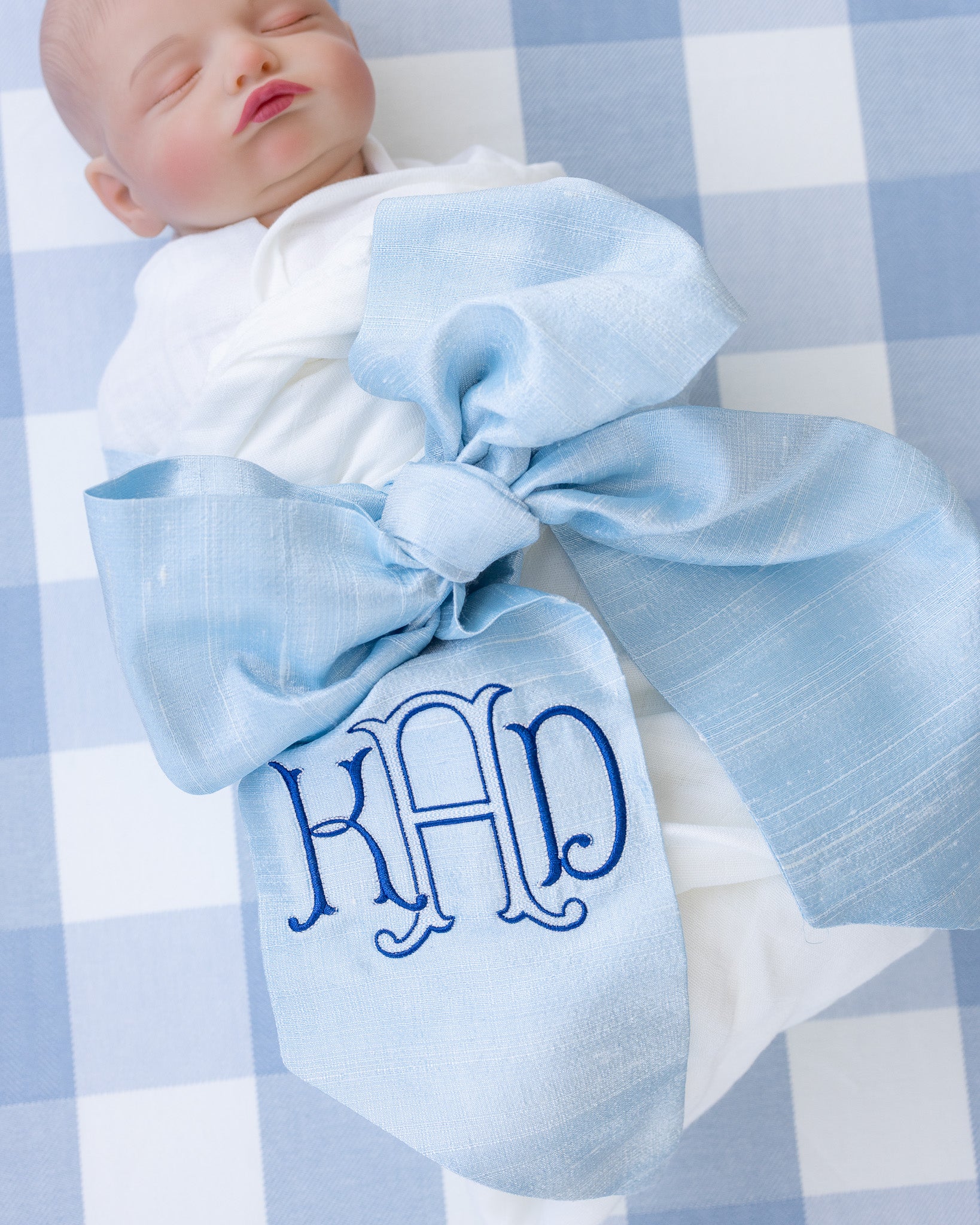 Personalized Silk Dupioni Sash - Collab with Elegant Design Co.