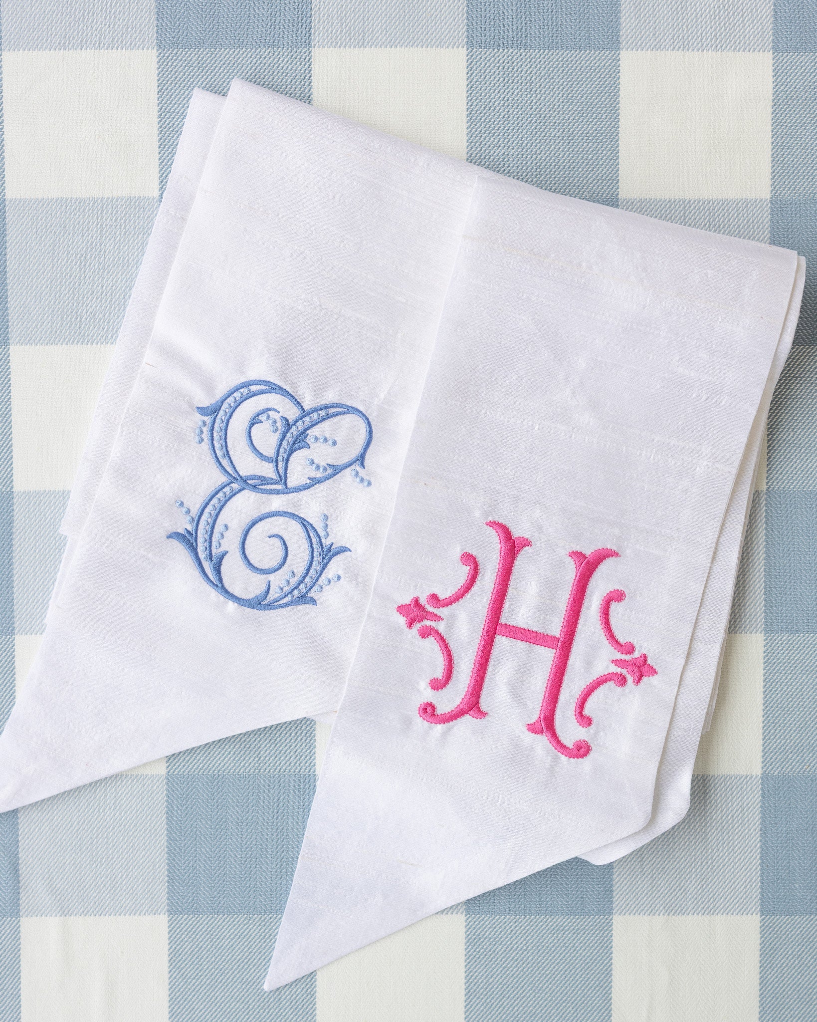 Personalized Silk Dupioni Sash - Collab with Elegant Design Co.