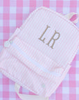 Pimlico Stripe Pink Medium Roadie Pouch