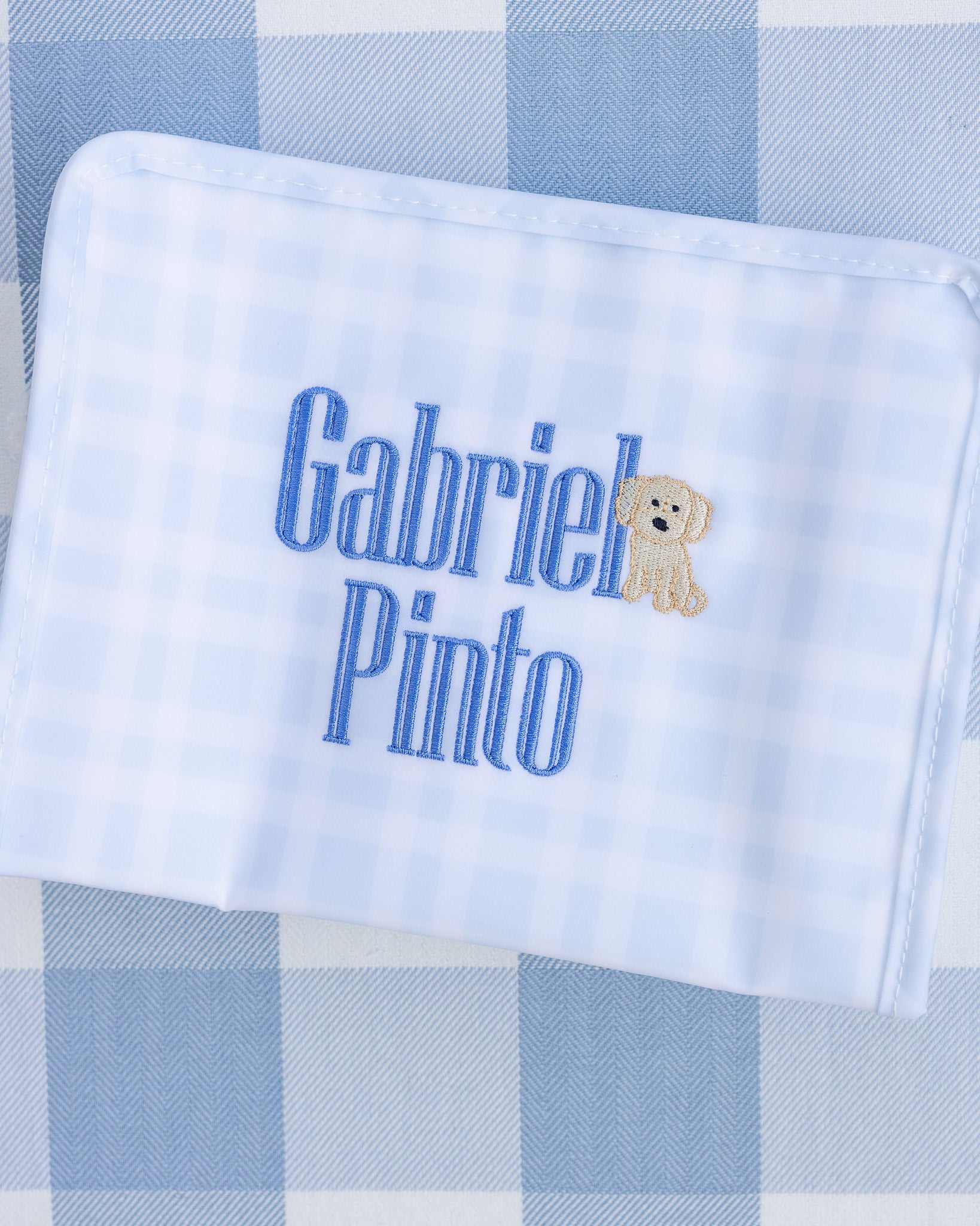 Pimlico Plaid Blue Full-Size Backpacker