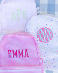 Pimlico Stripe Pink Medium Roadie Pouch