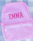 Gingham Pink Mini Backer Backpack