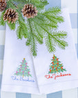Personalized Christmas Tree Guest Towel