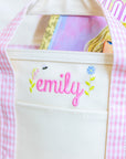 Gingham Taffy Round Case