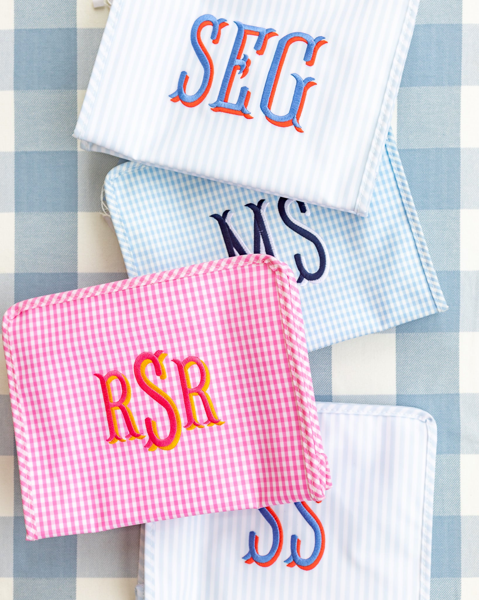 Pimlico Stripe Blue TRVL Mini Backer