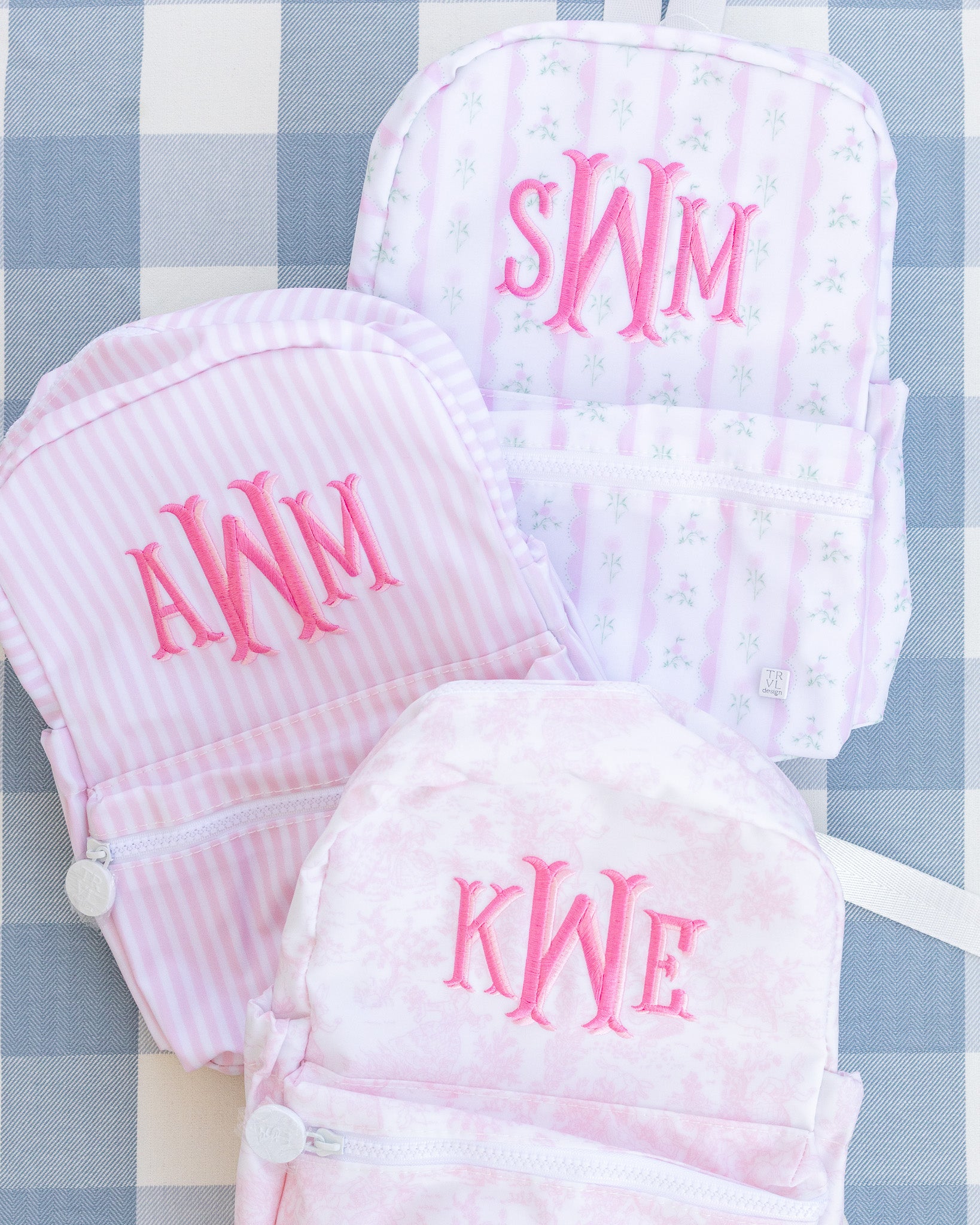 Pimlico Stripe Pink Mini Backer Backpack