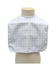 Pimlico Check Blue Wipeable Convertible Best Bib