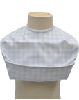 Pimlico Check Blue Wipeable Convertible Best Bib