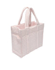 Pimlico Stripe Pink Quilted Wipeable Canvas Mini Go Go Stroller Tote