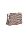 Gingham Coco Medium Roadie Pouch