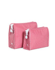 Gingham Red Medium Roadie Pouch