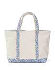 Bridgehampton Floral Trim TRVL Maxi Tote Coated Canvas