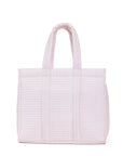 Pimlico Stripe Pink Quilted Wipeable Canvas Go Go Tote