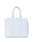 Pimlico Stripe Blue Quilted Wipeable Canvas Go Go Tote