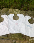 Pimlico Check Blue Wipeable Convertible Best Bib