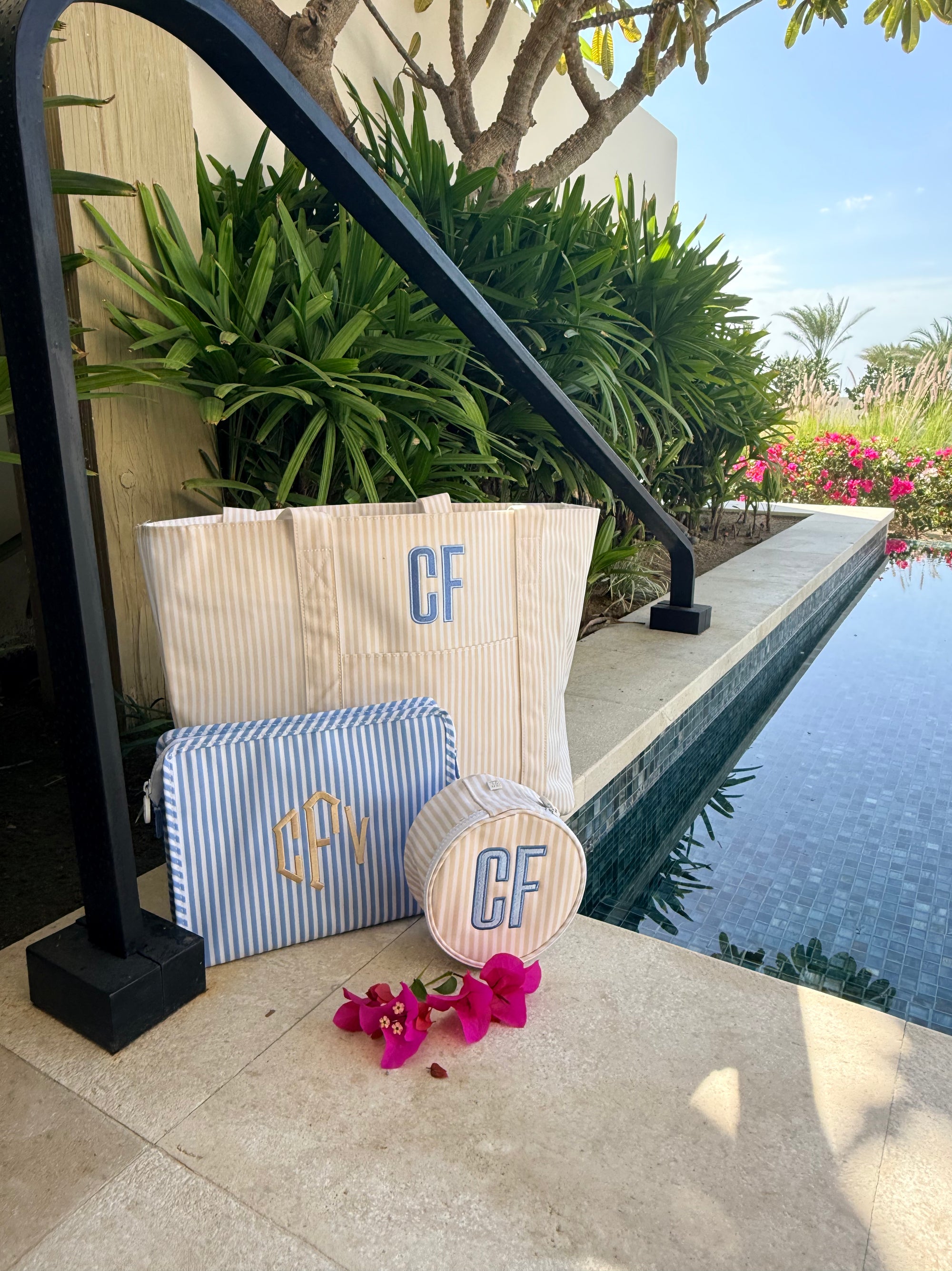 Pimlico Stripe Sand Jumbo Tote