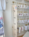 *SAMPLE* "Emily" Personalized Canvas Hanging Growth Chart
