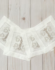 Custom Natalie Monogram Cocktail Napkins (Set of 4)