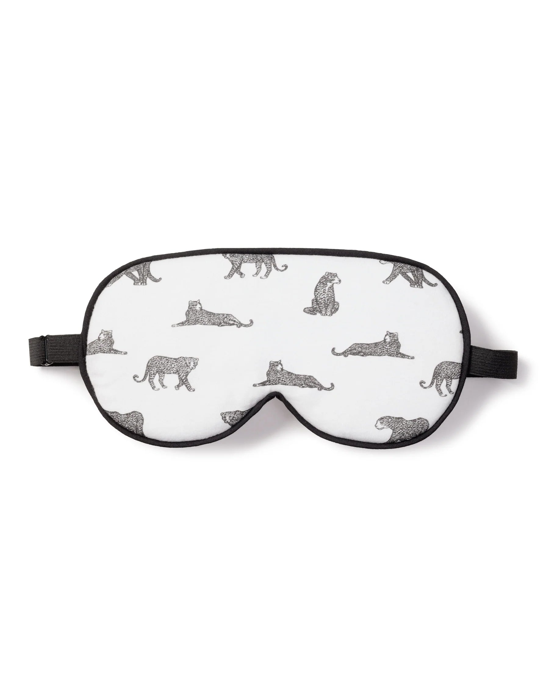 Monogrammed Pima Sleep Mask in Panthere de Luxe