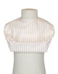 Pimlico Stripe Sand Wipeable Convertible Best Bib