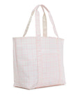 Pimlico Plaid Pink Personalized TRVL Jumbo Tote