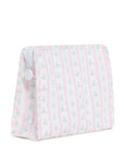Ribbon Floral Pink Large Roadie Pouch Bag