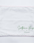 Pillowcase - Piping Edge Cotton: Pink trim / 12”x16”