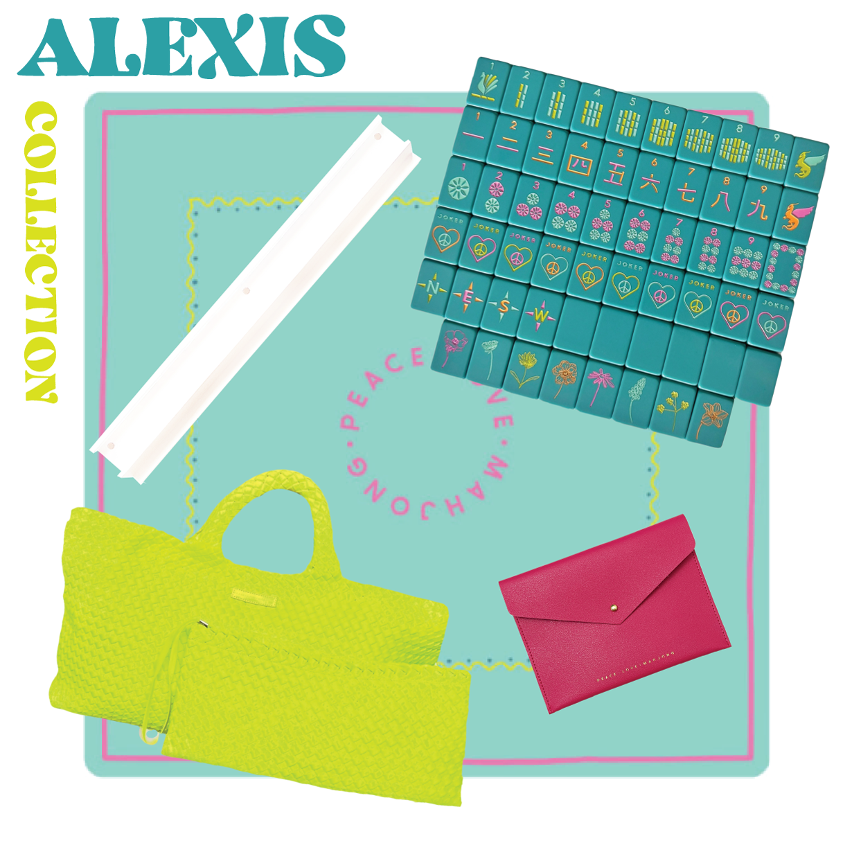 OG Mahj Tiles - Totally Teal: Totally Teal