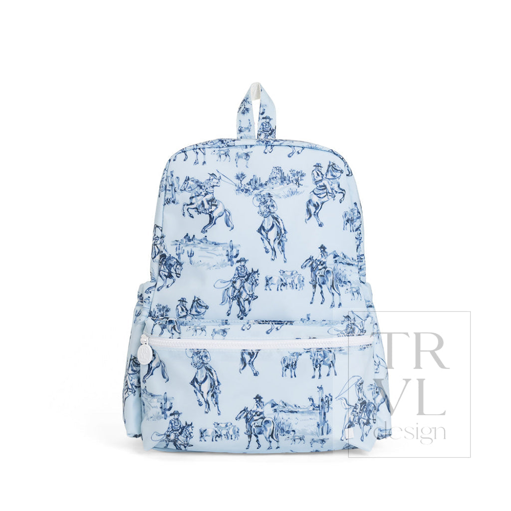Cowboy Toile Full-Size Backpacker Backpack