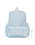 Petite Fleur Blue Full-Size Backpacker Backpack