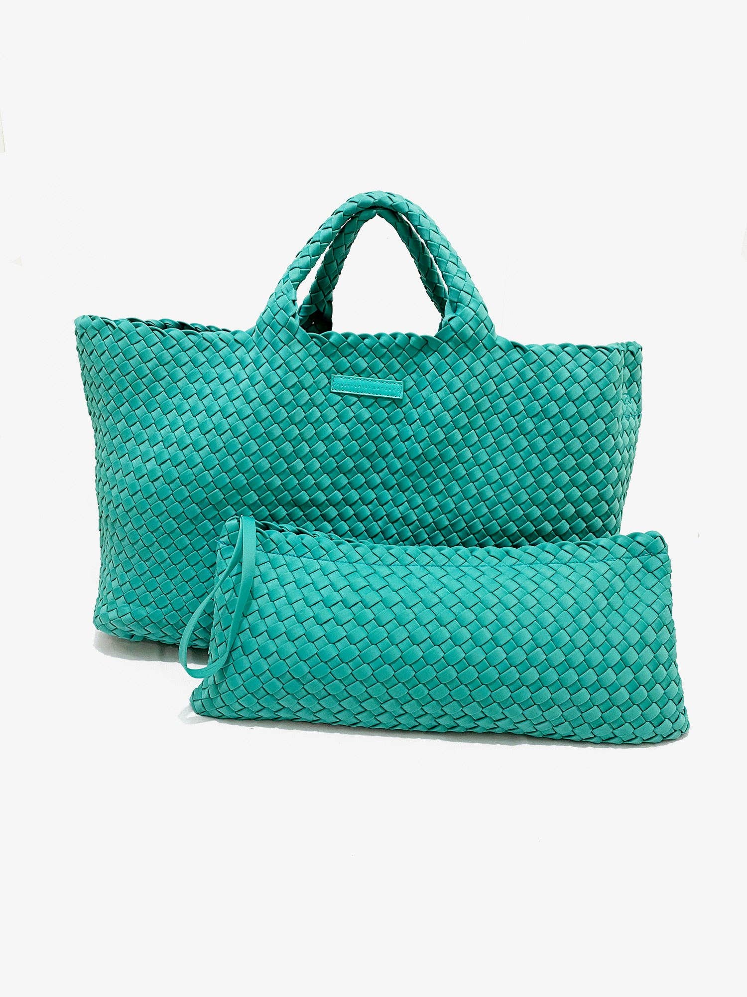 Woven Mahjong Carryall - 6 Colors: Chartreuse