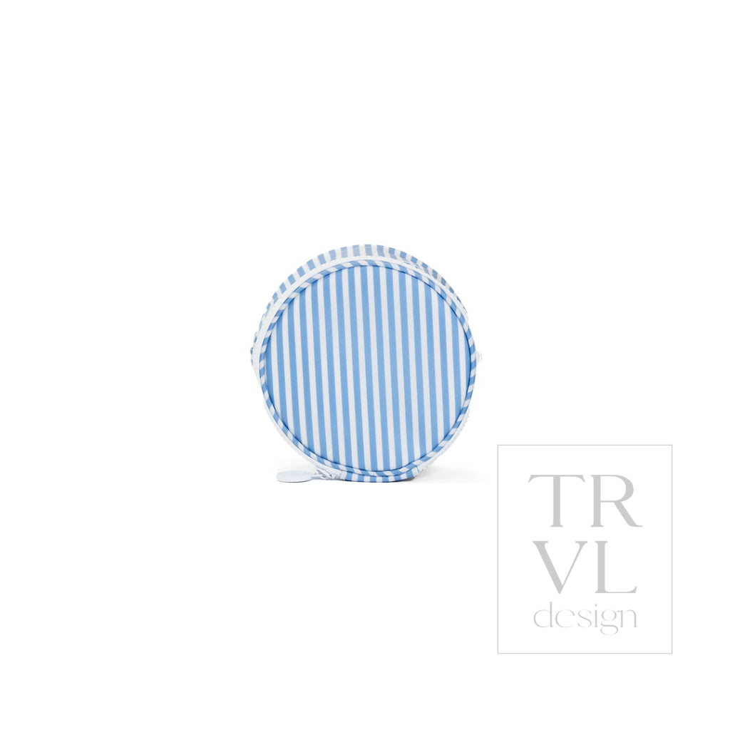 Pimlico Stripe Chambray Round Case
