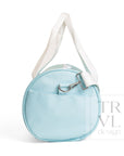 Lake Blue Coated Canvas Large Roll Duffel