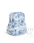 Cowboy Toile Mini Backer Backpack