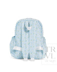 Petite Fleur Blue Mini Backer Backpack