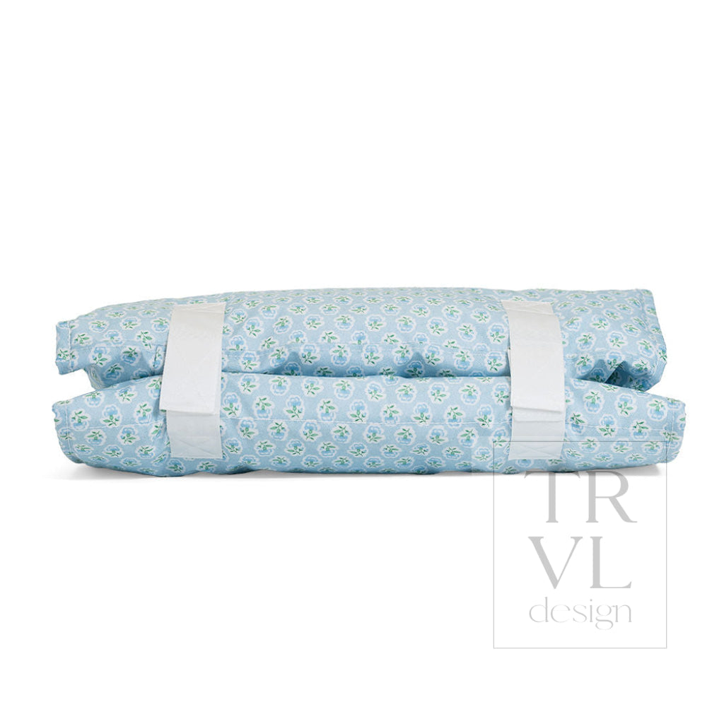 Petite Fleur Blue Nap Mat