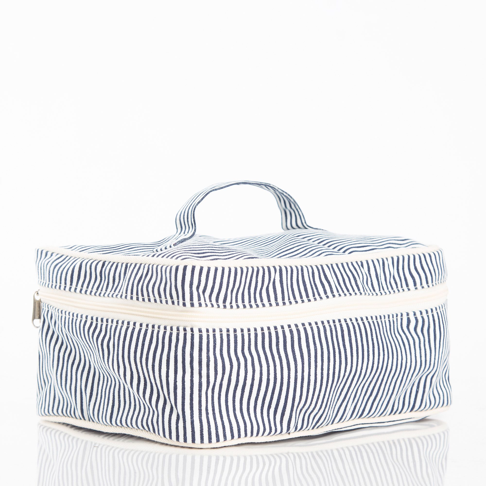 Personalized Canvas Stripes Train Case- More Colors!