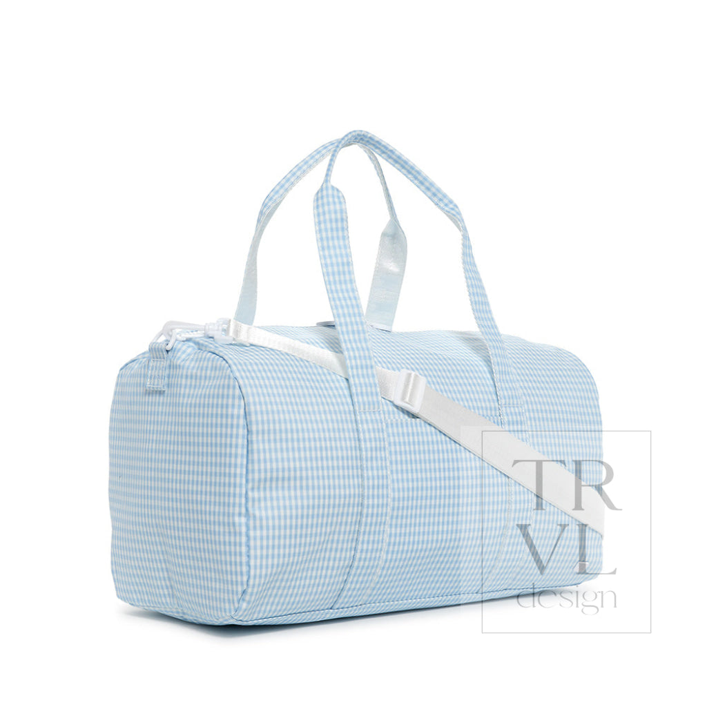 Gingham Mist Weekender Duffel Bag