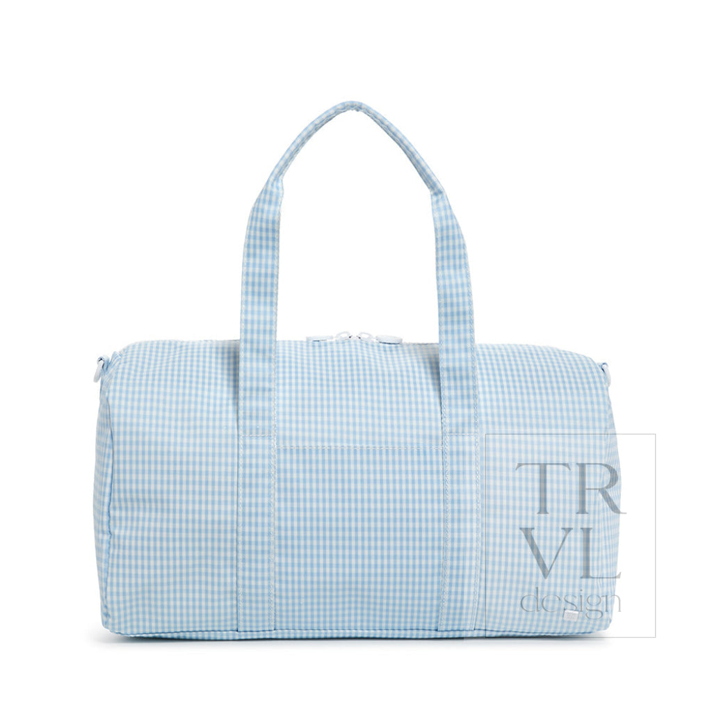 Gingham Mist Weekender Duffel Bag
