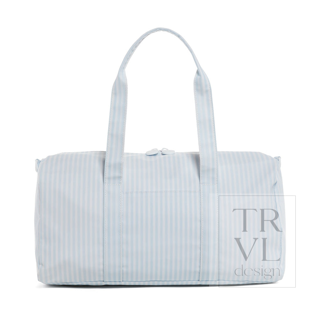 Pimlico Stripe Blue Weekender Duffel Bag
